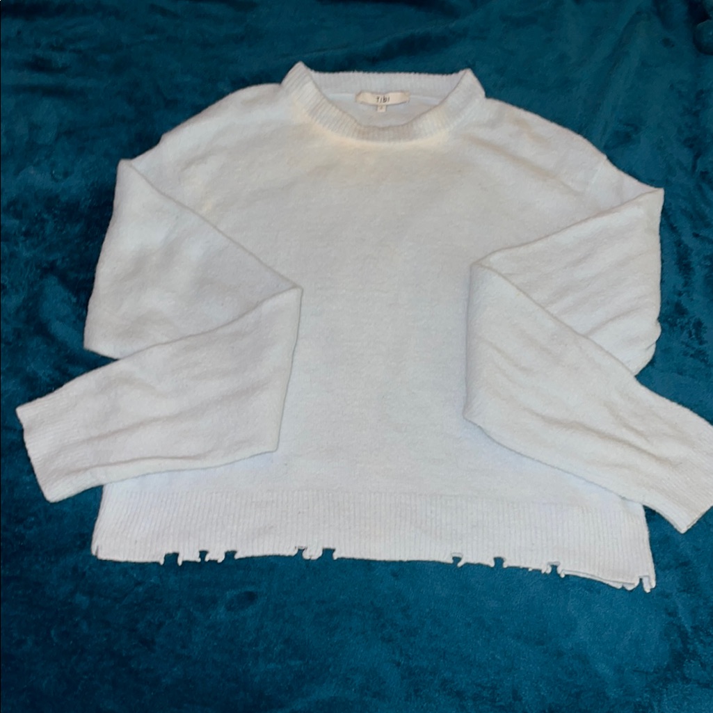Baby Blue Tibi Knit Sweater